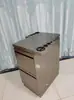 Gabinete de Herramientas de Peluquería Gabinete de Herramientas de Barbería Estante de Almacenamiento para Peinadores de Acero Inoxidable Gabinete de Exhibición de Pie