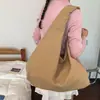 2026 Bolso de Tela Estilo Relajado Fresco Nuevo para Mujer Primavera Gran Capacidad Casual Moda Bolso de Hombro para Viajes Cotidianos