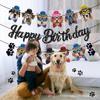 Ba172 Cão de Estimação Animal Gato de Estimação Bandeirinhas Festa Feliz Aniversário Bandeira Triângulo Banner Bandeirinhas