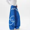 Pantalones Deportivos con Estampado de Letras para Hombres y Mujeres, Pantalones de Baile Hip-Hop de Otoño, Pantalones Largos Casuales Sueltos de Calle, Pantalones Hip-Hop