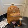 Transfronterizo 2025 Nueva Moda Europea y Americana Retro Estampado Hello Kitty Simple Gran Capacidad Mochila para Mujer Bolso de Hombro