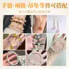 Cor Cobre Banhado Conserva Cor Flor Oca Base Acessórios DIY Pérola Cristal Pulseira Espaçadores Contas Acessórios Atacado