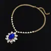 Venta Caliente Transfronteriza Moda Europea y Americana Diamante Collar Largo Colgante Ropa para Mujer Collar Fabricante Mayorista N125