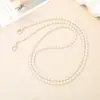 Joyería Zhuzui Nueva Cadena Cruzada de Perlas ABS Hecha a Mano con Cuentas Cadena para Teléfono Móvil Correa para Teléfono Móvil Cadena de Bolso de Hombro