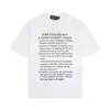 Erd Melancólico Rico Segunda Generación Nuevo Holgado Casual Belleza Tendencia Nicho Marca de Tendencia Estampado Cuello Redondo Manga Corta Colección de Camisetas para Hombres y Mujeres