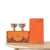 Taza de Té con Pie Alto y Esmalte de Ceniza, Cerámica, Nuevo Estilo Chino, Taza Maestra Estilo Nacional Maozi, Caja de Regalo para Juego de Té Kung Fu para Beber Té Individual