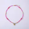 Aliexpress Cadena de Clavícula de Cristal con Cuentas Coloridas de Verano para Playa Collar Bohemio