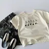 Camiseta Infantil de Manga Curta Maibao 2026 Verão Novo Estilo Simples Solta para Meninos Versátil Bebê Classe A Roupa Infantil