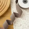 Cinta de Terciopelo de Piel de Ciervo de 2.5 cm Color Sólido Cinta Flocada Empaque de Regalo / Decoración de Zapatos y Sombreros / Moño para Pasador