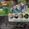 Repelente de Ratones Solar para Exteriores Personalizado Repelente Ultrasónico de Animales para Patio Enchufe Solar Repelente de Pájaros Solar