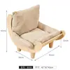 Cama para Perros Transfronteriza Sofá Pequeño Cama para Perros Pequeños y Medianos West Highland Cama de Princesa para Perros Cama Sofá para Mascotas a Ras de Suelo a Prueba de Humedad