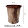 Bote de Basura Transparente de Plástico Engrosado Tamaño Grande Hogar Venta al por Mayor ins Descubierto Estilo Nórdico Oficina Cocina Bote de Basura