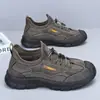 Zapatos transpirables de malla para caminar, cómodos para el uso diario, zapatos ligeros para hombre de temporada, suela suave, zapatos casuales para caminar al aire libre