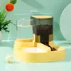 Comedero Automático para Gatos 2 en 1 Tazón para Gatos Contenedor de Comida para Gatos de Autoservicio Comida para Perros Tazón para Perros Dispensador de Agua Suministros para Mascotas