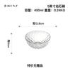 Tigela de Vidro com Diamante Tigela para Salada de Frutas Tigela Transparente para Arroz Doméstica Tigela Grande para Vento Tigela para Sobremesa Pratos Criativos Conjunto de Louças