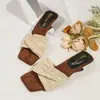 Sandalias de Cuña Negras con Punta Cuadrada para Mujer, Nuevo Modelo 2026, Zapatos de Tacón Alto para Uso en Exteriores, Adecuadas para Combinar con Vestidos, Sandalias de Tacón Alto
