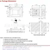 Cuentas de Luz de Chip LED 2835 para Iluminación, Luz Blanca de Alto Brillo de 0.5W con Alto Índice de Reproducción Cromática, Cuentas de Chip LED 2835