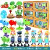 Plantas genuinas vs.. Conjunto completo de juguetes de zombis, caja de regalo, conjunto infantil, muñeca eyectable, modelo de mano 2