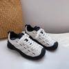 Zapatilla Beier para Mujer 2024 Nuevo Exterior Todas las Combinaciones Zapatos Todas las Combinaciones Transpirables Zapatos de Lona Zapatos Blancos LZ6012