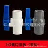 Válvula de Bola de PVC con Puerto Roscado, Exportación Estándar Americana, Blanca, Azul, Gris Válvula, Interruptor de Entrada/Salida de Agua, Colección de Válvulas de Bola de Plástico