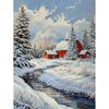 Nova Pintura de Diamante de Natal Ponto Cruz 5D Decoração de Boneco de Neve de Natal Pintura de Diamante DIY Completa Diamante Fabricante Atacado