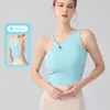 Colete Europeu e Americano de Moda Transfronteiriço de Um Ombro Roupa de Yoga para Mulheres com Bojos Sutiã Fitness Sutiã Esportivo para Corrida