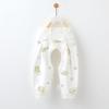 Pantalones para Bebé Tipo A Algodón Puro Primavera y Otoño Todo el Año Pantalones de Entrepierna Pantalones para Protección del Vientre de Recién Nacido Pijamas para Bebé Niños y Niñas