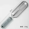 Cepillo Metálico para Pies, Herramienta de Lima para Pies para Eliminar Piel Muerta, Callos, Talones y Plantas de los Pies, Raspador de Pies Casero, Herramienta de Pedicura