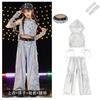Ropa de Actuación de Danza Jazz para Niñas, Ropa de Actuación de Hip-Hop, Ropa de Moda para Niñas, Elegante para Pasarela, Traje Hiphop Street Catwalk