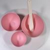 Loon Juego de Tazón de Mascarilla de Silicona Mascarilla Comprimida Spa Tazón de Mascarilla Suave Cuidado de la Piel Herramientas de Belleza