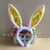 Aro con orejas de conejo de lentejuelas de Pascua Halloween aro para el pelo de conejo festival de fantasmas pinza para el pelo de chica conejo accesorios venta al por mayor