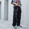 Joyería Transfronteriza Europea y Americana Hip-Hop Punk Metal Remache Escenario Rendimiento Cadena de Cintura Multicapa Atuendo Jeans Al por Mayor