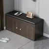 Banqueta para cambiarse los zapatos en la entrada, zapatero para el hogar, estante zapatero de almacenamiento para la entrada, banco largo para sentarse y ponerse los zapatos