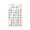 Sky Selected Bubble Mart Cabeça Fofa DIY Adesivos para Nail Art em Gel Labubu Decoração para Celular Ccd Mala