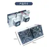 Kit de Refrigerador de Semiconductores 12V Enfriador Electrónico DIY Aire Acondicionado Pequeño para Mascotas Módulo de Refrigeración para Coche