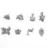 Accesorios de Colgante de Elefante Búho de Aleación de Venta Caliente Transfronteriza Material de Cuentas Hechas a Mano DIY Colgante de Collar Joyería