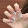 [Huanhuan] Unhas postiças para nail art, cor nude, minimalistas, de alta qualidade, elegantes e versáteis, atacado