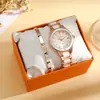 Reloj de pulsera estilo vintage con forma de serpiente dorada con pulsera a juego, esfera ovalada totalmente de diamantes, correa de acero para mujer, estilo ins nicho