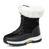 Botas de senderismo calientes de comercio exterior para mujer, botas de nieve, zapatos de exterior de caña alta, zapatos de senderismo