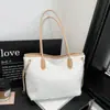 2025 Personalizada Grande Capacidade Novo Estilo Simples Casual Estilo Ocidental Moderna Bolsa Tote Grande Feminina de Ombro Único