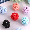 Corazón de Amor Perla Arcilla Blanda Cuentas DIY Accesorios Hechos a Mano Cuentas de Agujero Recto DIY Cadena para Teléfono Llavero Cadena para Bolso Accesorios