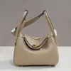 Botão Dourado Novo Padrão Lichia Bolsa Lindi mini Bolsa Feminina de Couro Genuíno Bolsa de Médico Bolsa de Mão Bolsa Transversal de Ombro Bolsa Almofada