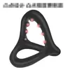 Anillo de Bloqueo de Semen de Silicona Líquida Shark para Hombres Anillo para Prepucio Anillo de Resistencia del Prepucio Productos para Adultos Listos para la Venta