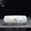 Maceta de flor de hada del agua cerámica cobre Herba hidropónica Torre bambú una hoja loto cuenco loto Herba Lysiana maceta especial sin agujero tamaño grande pequeño