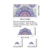 Xc6002 luz solar colorida mandala flor casa janela decoração vidro estático PVC