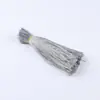 Cuerda de etiqueta dorada plateada cuerda elástica cuerda de goma color cuerda de látex cuerda de embalaje corte de cuerda en stock longitud ajustable