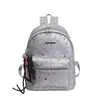Novo Modelo de Fabricante Transfronteiriço: Mochila de Viagem Simples e Versátil de Grande Capacidade para Meninas do Ensino Fundamental com Design de Estrela
