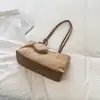 Bolsa de lona de color sólido de gran capacidad, nuevo estilo otoño 2026, bolso de mujer personalizado y moderno, bolsa de mano casual, bolso de hombro para viajes