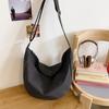 Bolsa de Nylon de Grande Capacidade Transfronteiriça para Mulheres Verão 2025 Nova Bolsa de Ombro Transversal Casual de Nicho Bolsa Dumpling para Trabalho
