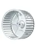 Rueda impelente de motor de eje largo rueda impelente de ventilador centrífugo multibala accesorios de rueda impelente tipo enchufable chapa galvanizada aspa de ventilador de refrigeración